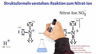 Strukturformeln Mit Formalladungen Verstehen Nitrat-Ion Aus Salpetersäure