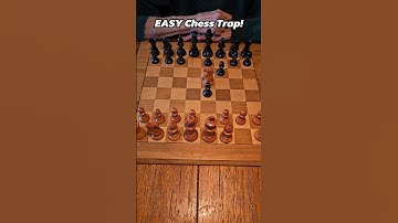 Learn This EASY Chess Trap #chess #chesstraps #chessopening #chesstutorial #chesstricks