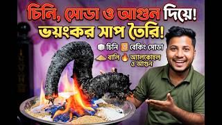 How to Make a Giant Sugar Snake! 😱 Amazing Sugar & Baking Soda Experiment! 🔥 সাপ!@Dear_solaiman