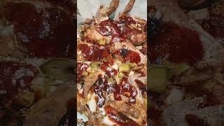 DINNER YUM😋#chicken #wings #mashedpotato #delicious #recipe #yummy #subscribe #homemade #shorts