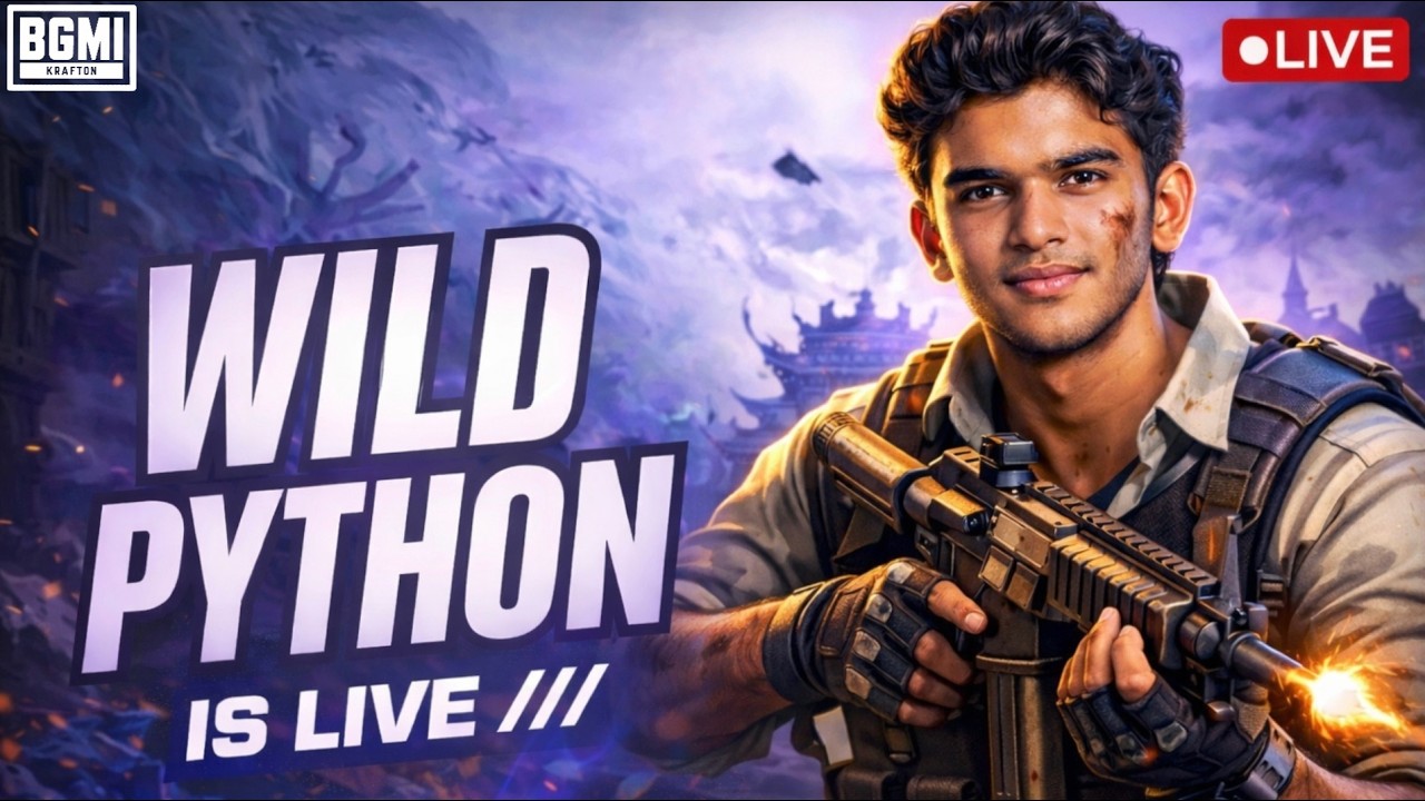 RANK PUSH | WILD PYTHON | BGMI LIVE🔴 - YouTube