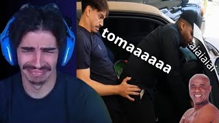 Bistecone Reagindo Videos Engraçados - Montagem Com Kid Bengala Tente Não Rir