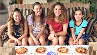 The Pizza Challenge!  (Haschak Sisters)