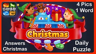 4 Pics 1 Word - Christmas - December 2020 - Daily Puzzle + Daily Bonus Puzzle - Answer - Walkthrough screenshot 3