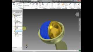 Autodesk Inventor 2013: Lesson 13: Create part inside complex assembly
