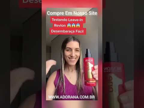 Desembaraçando meu cabelo com facilidade 2022 Leave-In Revlon Uniq One