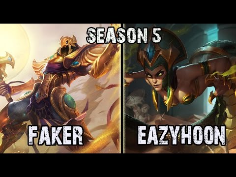 Video Faker Azir vs Eazyhoon Cassiopeia MID Ranked... - youtube