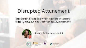 Supporting Families when Factors Interfere with Typical Social-Emotional Development - ToT June 2023