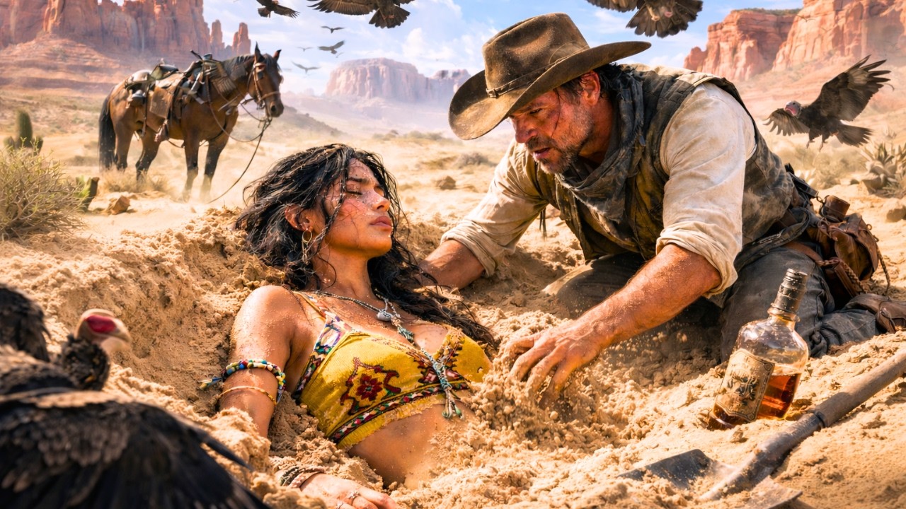 Guilty Rancher Discovered Apache Woman Dying In Desert — Her First Words Shattered His Soul