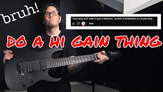 Ibanez RGIXL7 Baritone 7 string - Do a Hi Gain thing