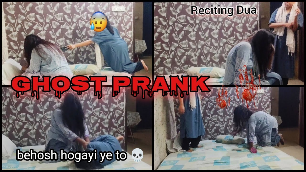 SCARY 😱 GHOST 💀 PRANK Gone Wrong 😱😩 Part 2 II Behosh Hogai 🙆‍♀️ II ...
