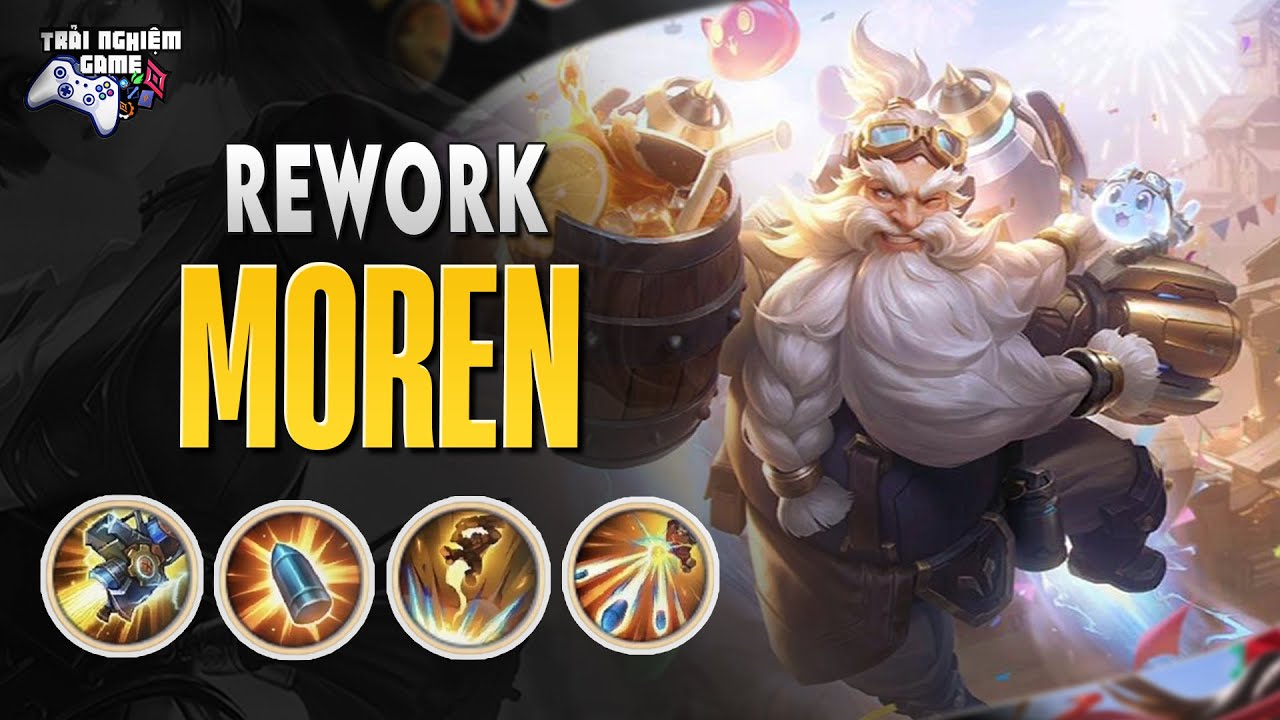 LÀM LẠI MOREN, Kỹ Năng Mới Hóa ALESSIO VGVD Ẩn Thân, Cơ Động, Sốc Dame AOE !