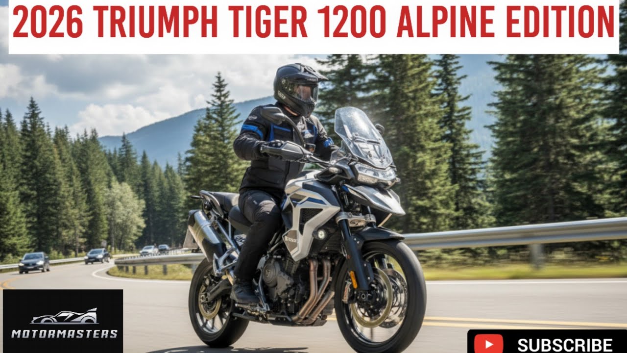 Обзор мотоцикла Triumph Tiger 1200 Alpine Edition 2026 года | Премиальный приключенческий туризм ...