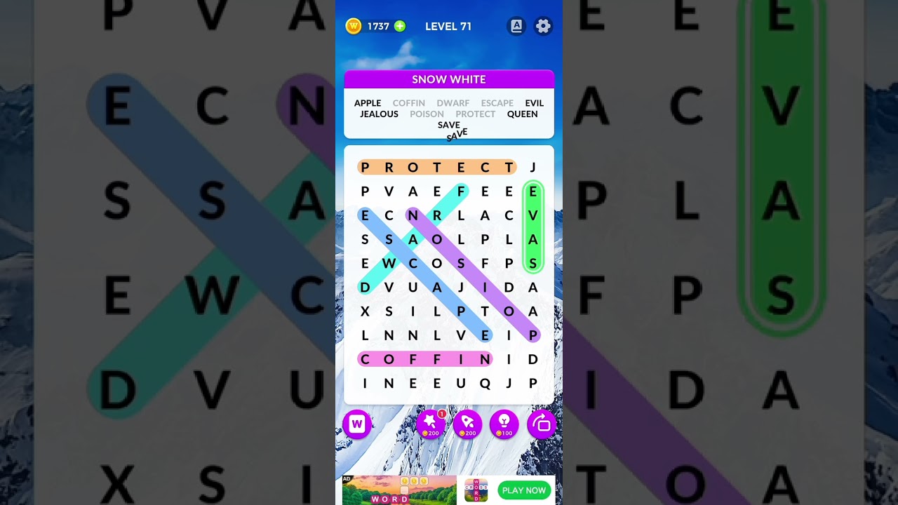 word search level 71