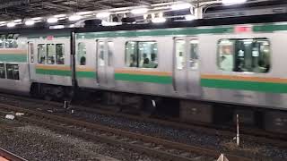 E231系1000番台ヤマU513編成+ヤマU-107編成大宮駅発車