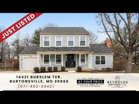 14421 Burslem Terrace, Burtonsville, MD home video tour