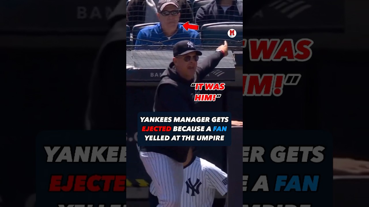 Aaron Boone got ejected for… saying nothing 🤐 