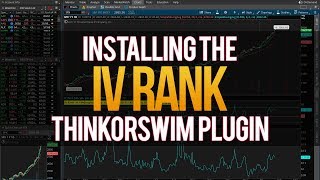 Installing the IV Rank ThinkorSwim Plug-in