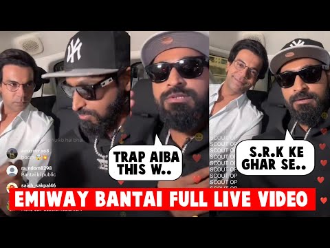 EMIWAY BANTAI LIVE WITH RAJKUMAR | EMIWAY LIVE ON INSTAGRAM | TODAY EMIWAY BANTAI FULL LIVE VIDEO