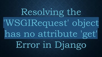 Resolving the 