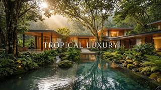 Hidden Rainforest Courtyard House | Modern Tropical Luxury