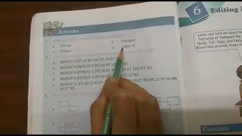Computer ll Ch-5 More On Logo P1 ll 05.08.2020