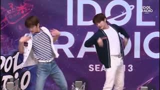 #TNX Taehun and Sungjun dancing to Monsta x - 'Dramarama' and Ateez - 'Guerrilla' on Idol Radio!