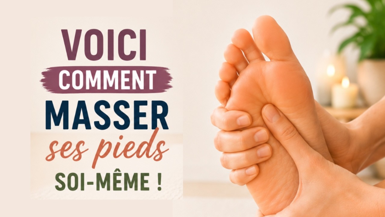 Voici comment masser ses pieds soi-même !