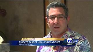 VIDEO: Thieves target high-end watches