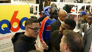 Antonio Brown LVL XIII Bloomingdales with Jason Derulo NYFW 2017
