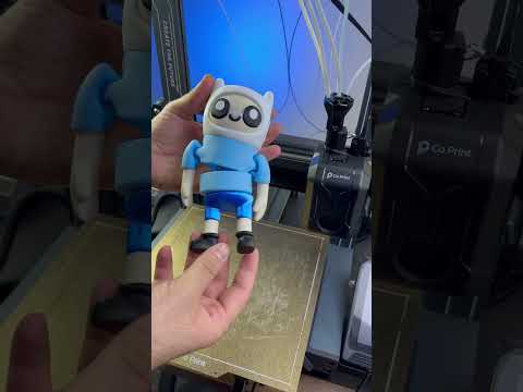 We Printed a FLEXI Multi-Color Adventure Time Character with Elegoo Neptune 4 Pro #3dprinting