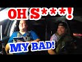 Dirty Cop Insantly Changes His Mind When He Looks In The Car!