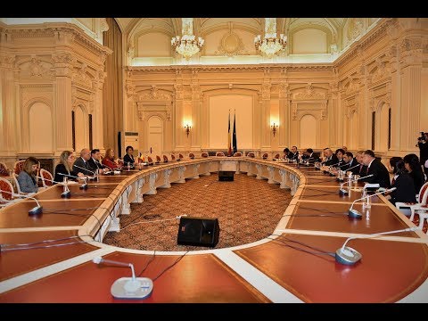 ირაკლი კობახიძის შეხვედრა რუმინეთის სენატის კომიტეტების თავმჯდომარეებთან