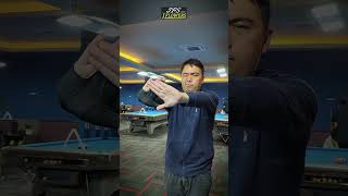 Visual center calibration as a reference for aiming & sighting #billiardindonesia #tutorial