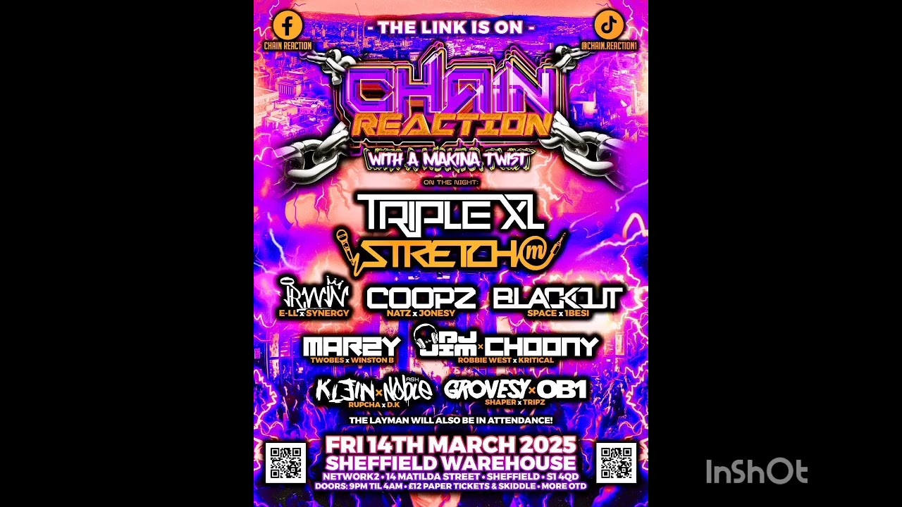 CHAIN REACTION With A Makina Twist DJ Coopz MC Natz MC Jonesy 