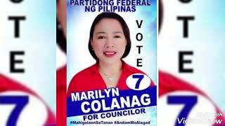 Marilyn Colanag For Councilor Santander,South Cebu Sa Balota Vote Now