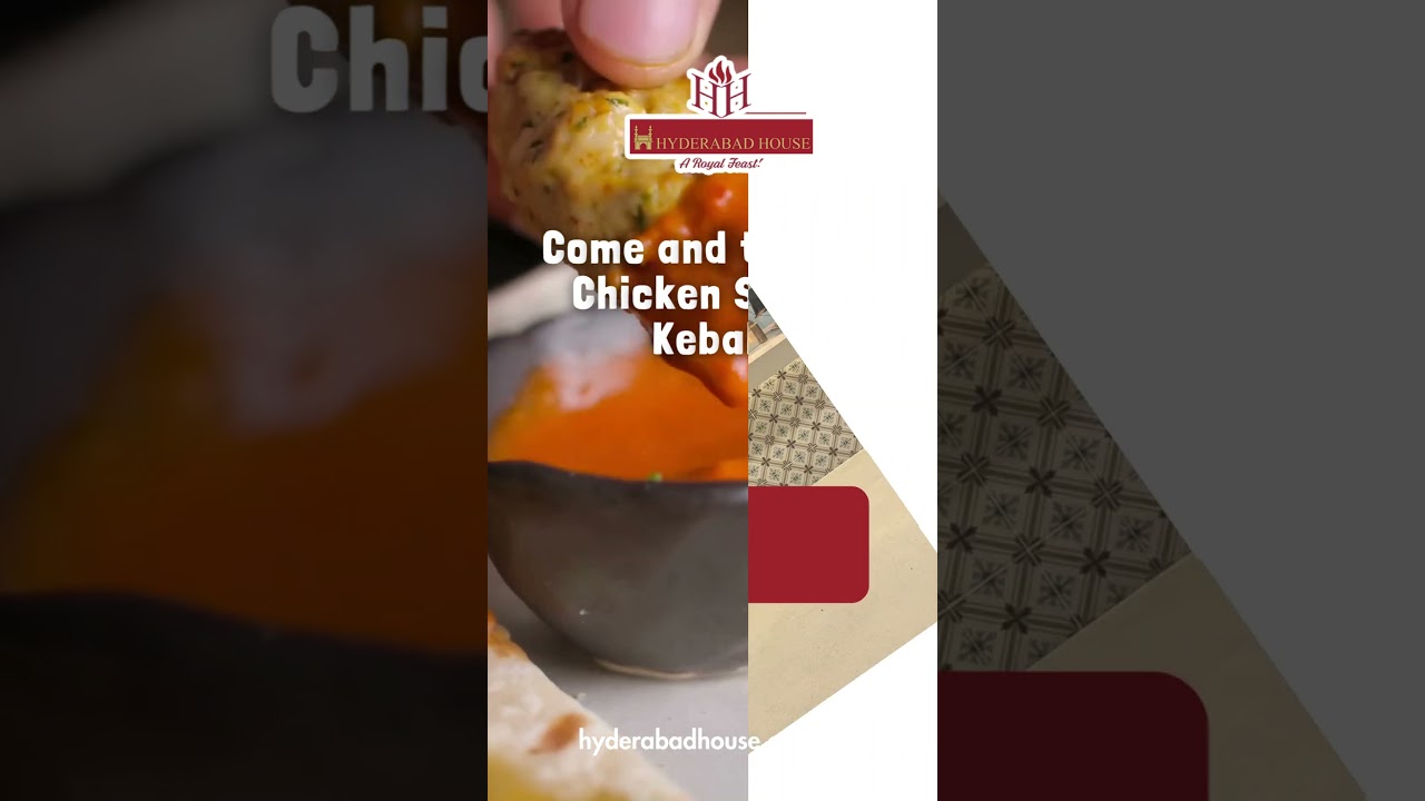 Chicken Sheek Kebab at Hyderabad House | Best Indian Restaurant in Glenmore Park