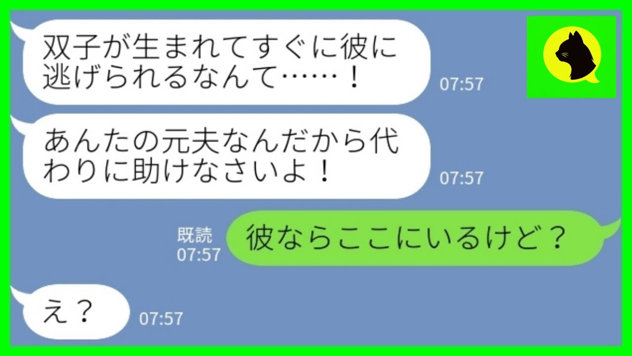 【LINE】1年前に夫を奪った姉が双子を連れて帰省「助けて！」→私「元夫ならここにいるけど？」結果www