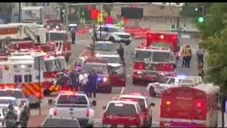 Two suspects may still be on the loose after shooting at Navy Yard