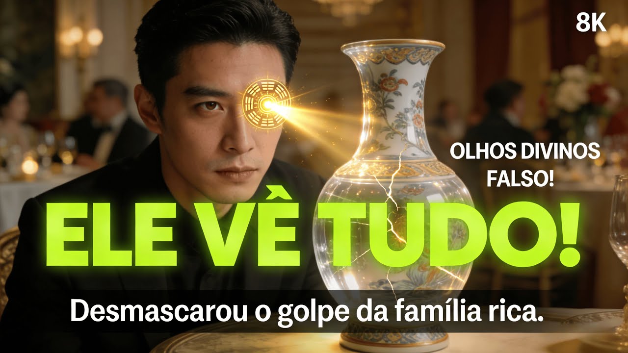 Seus olhos enxergam através de tudo! Ele desmascarou o golpe da família rica num piscar de olhos.