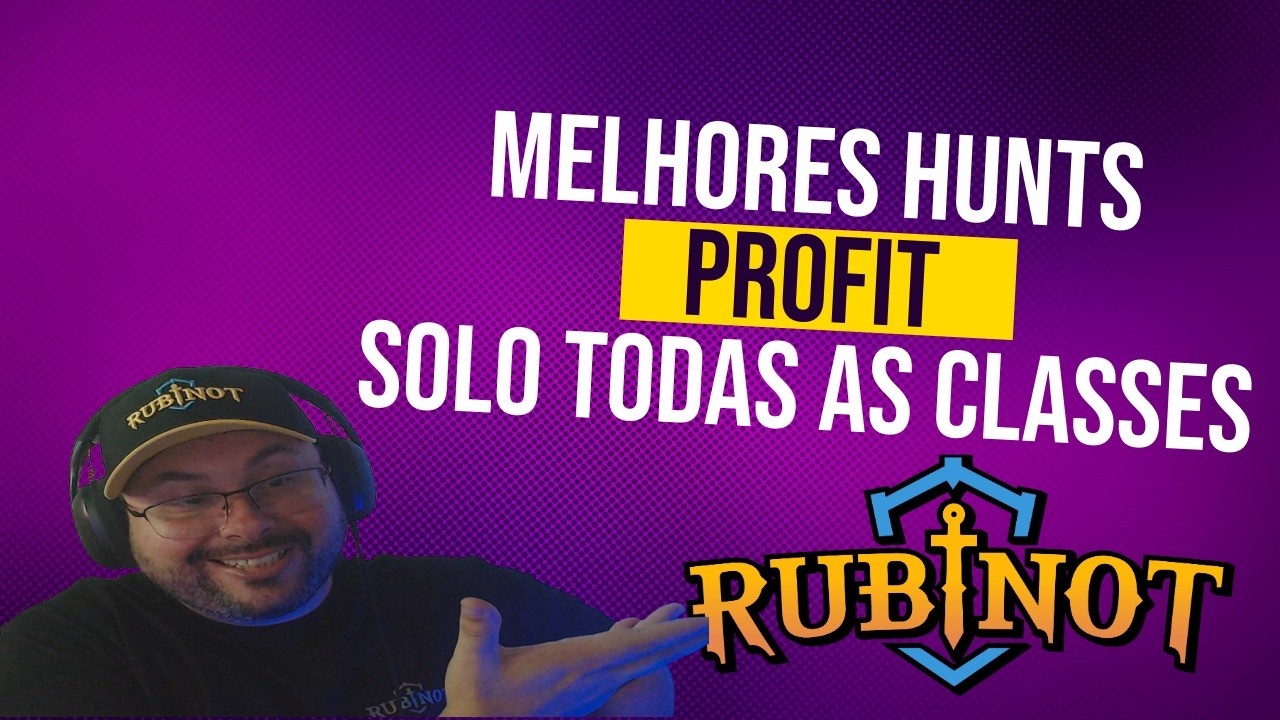 MELHORES HUNTS DE PROFIT | RUBINOT TODAS AS CLASSES