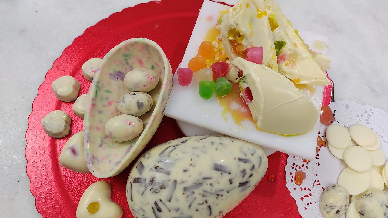 Ovos de Páscoa e Bombons Explosão de Sabores de Licores e Lascas de Chocolate