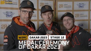 Medal Ceremony of Dakar 2023 - Stage 12 - #W2RC