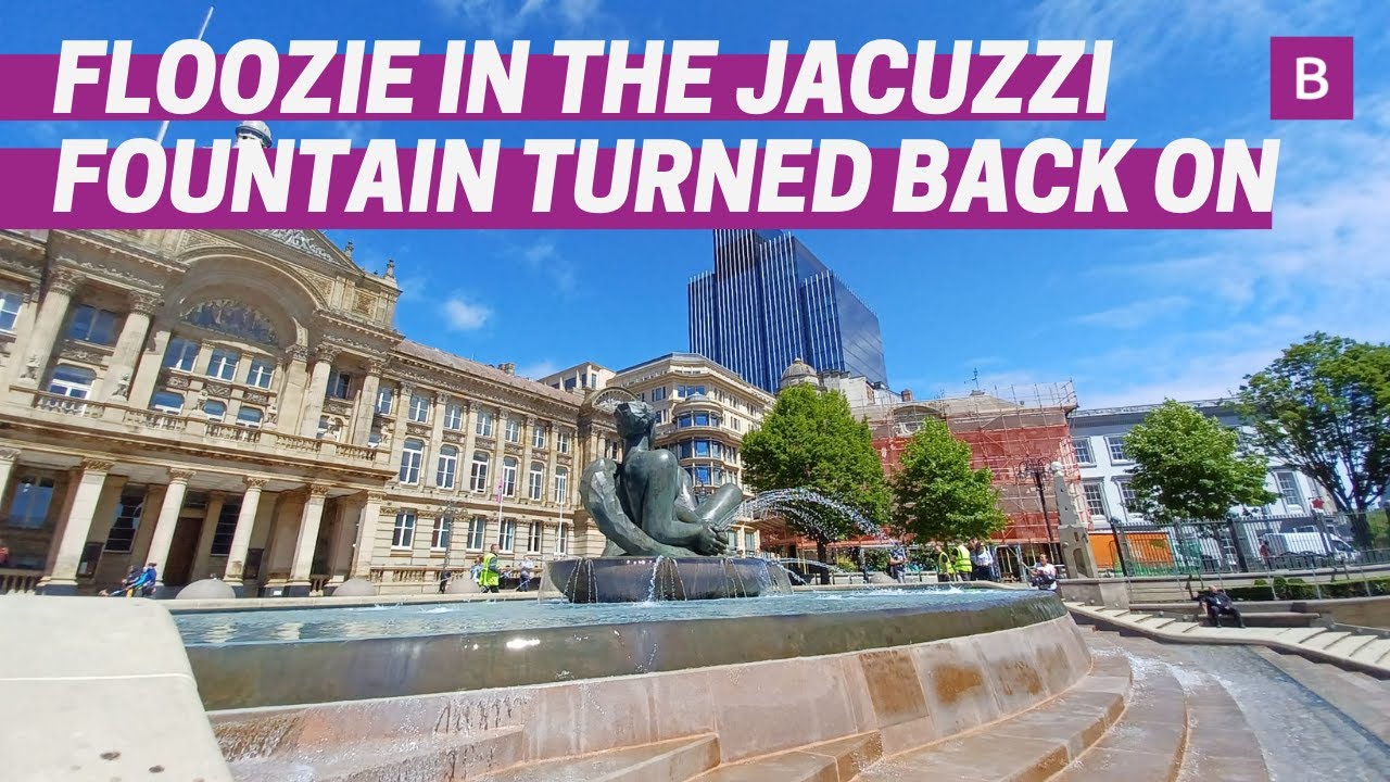 The Floozie in the Jacuzzi fountain is switched back on YouTube