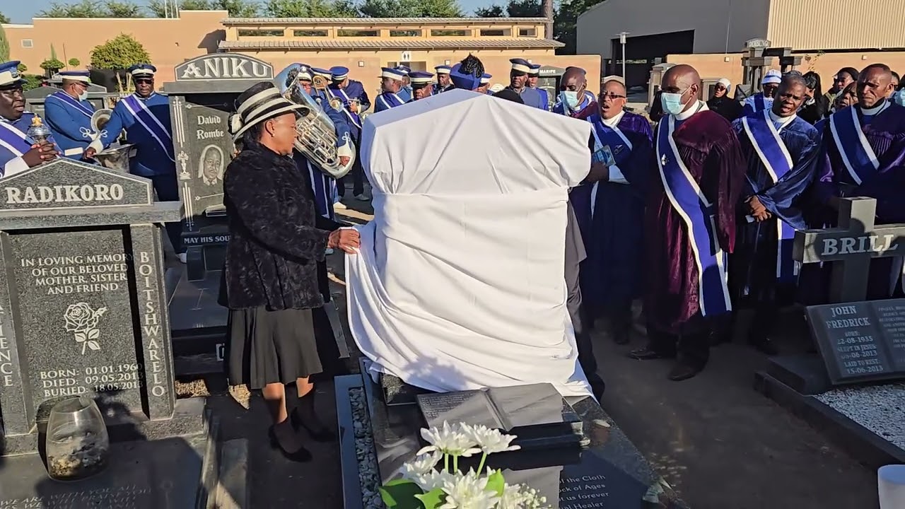 UNVEILING OF TOMBSTONE - MOTHER G.G ONNENG  1940 - 2019
