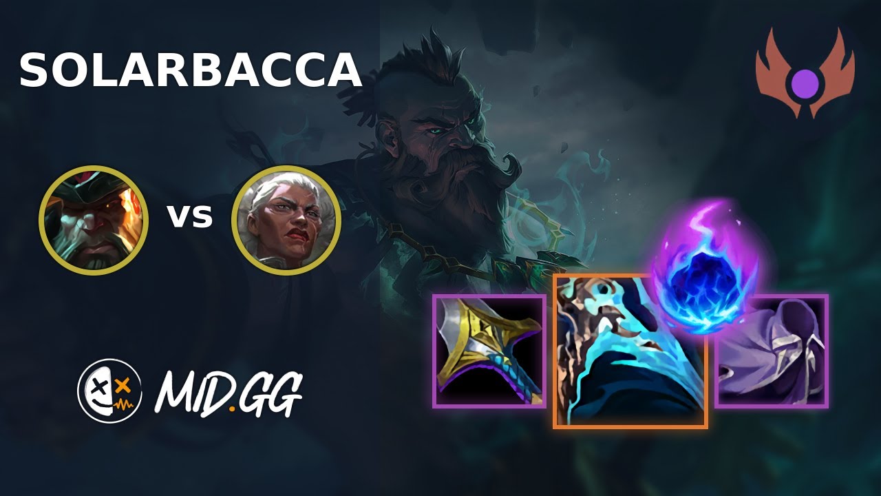 MID.GG: [ solarbacca ] Gangplank TOP vs Ambessa | NA MASTER | LOL Season 2025