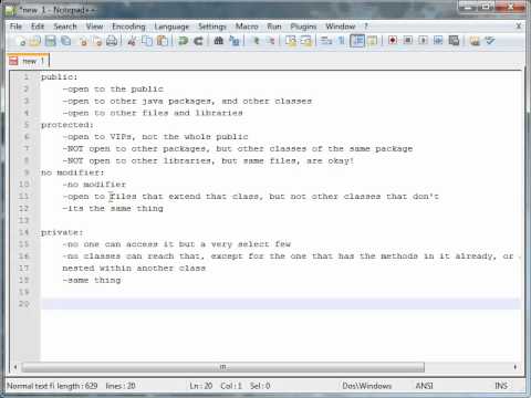 OOP Design and Theroem Tutorial 2:  Access Modifiers and Static keyword