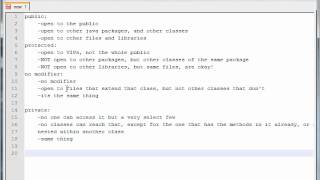 OOP Design and Theroem Tutorial 2:  Access Modifiers and Static keyword