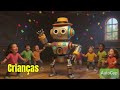 A Dança do Robôzinho 🤖🎶 | Música Infantil Animada | Oficina de Conteúdo infantil 