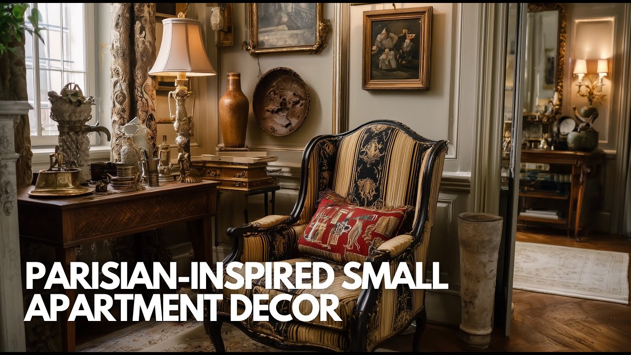 Parisian Inspired Small Apartment Decor for a Cozy and Stylish Parisian Retreat